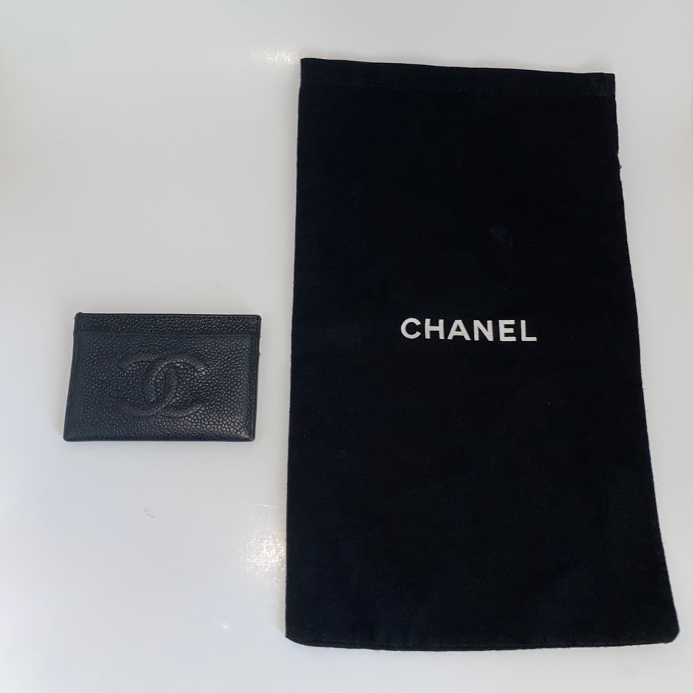 Authentic Vintage Chanel Timeless Card Holder